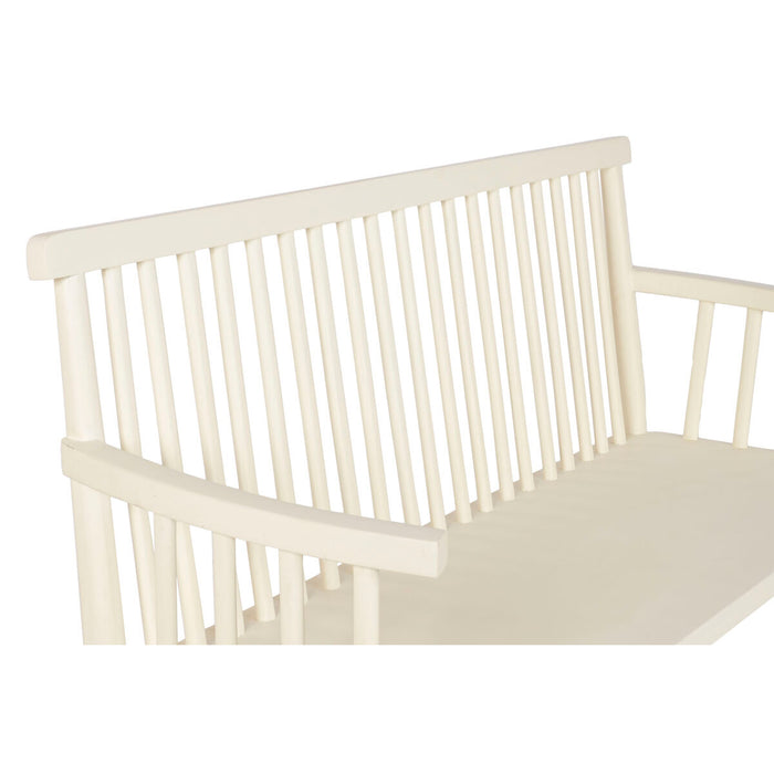 Пейка Home ESPRIT Сметана Дърво манго Дървен MDF 150 X 50 X 98 CM