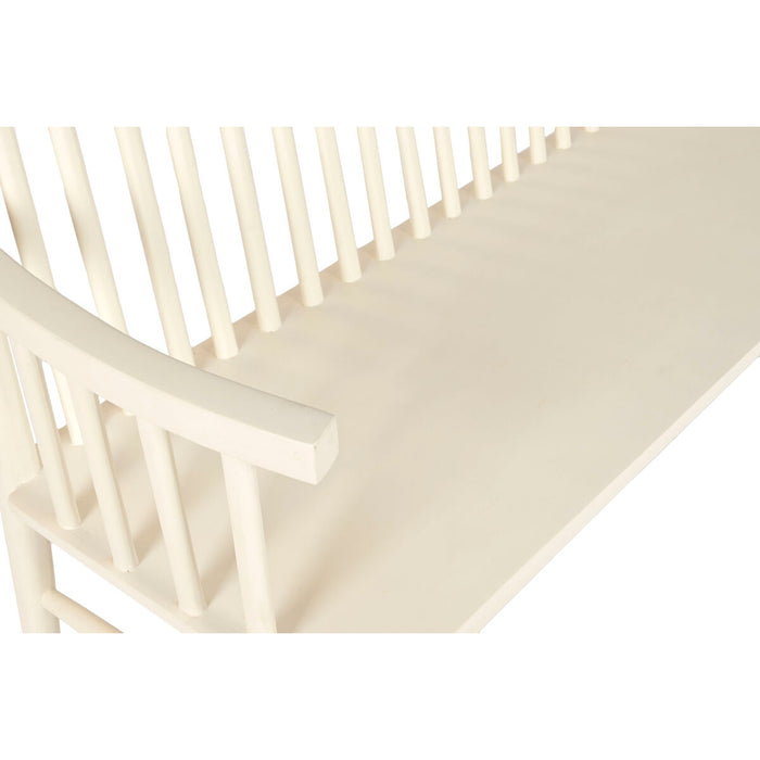 Пейка Home ESPRIT Сметана Дърво манго Дървен MDF 150 X 50 X 98 CM
