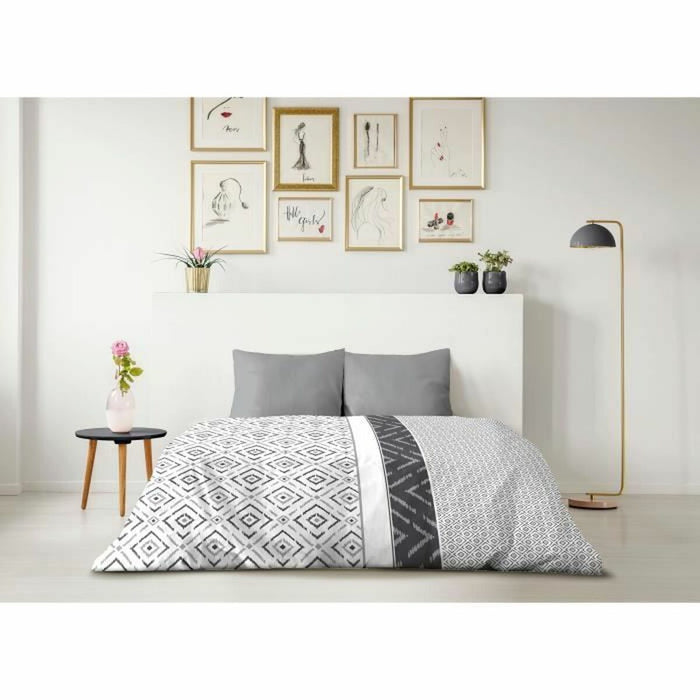 Комплект покривка за завивка HOME LINGE PASSION Dream Сив 220 x 240 cm