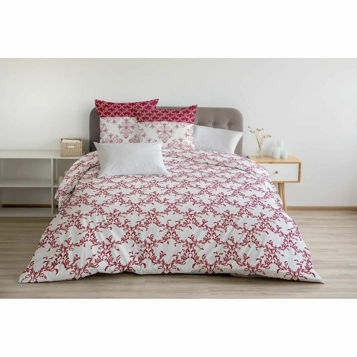 Комплект покривка за завивка HOME LINGE PASSION Бял Бургундия 240 x 260 cm