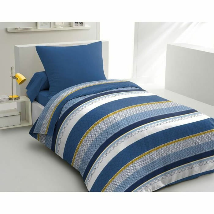 Комплект покривка за завивка HOME LINGE PASSION Син Бял 140 x 200 cm