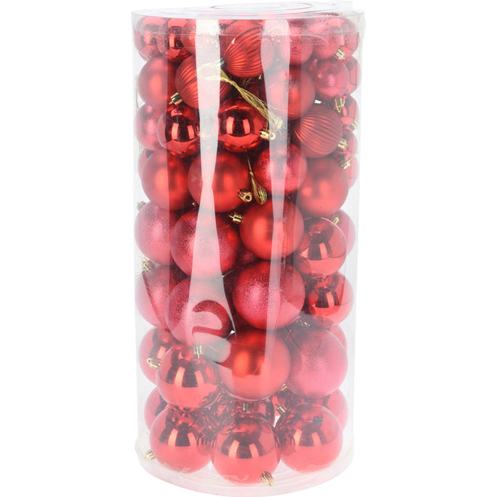 К-КТ КОЛЕДНИ ТОПКИ 100БР ЧЕРВЕН HOME&STYLING CAR104020