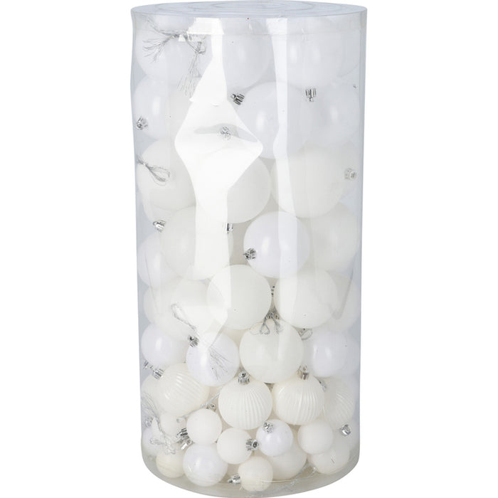 К-КТ КОЛЕДНИ ТОПКИ 100БР БЯЛ HOME&STYLING CAR104030