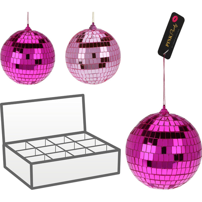 КОЛЕДНА ДИСКО ТОПКА 15CM HOME&STYLING AAE130480