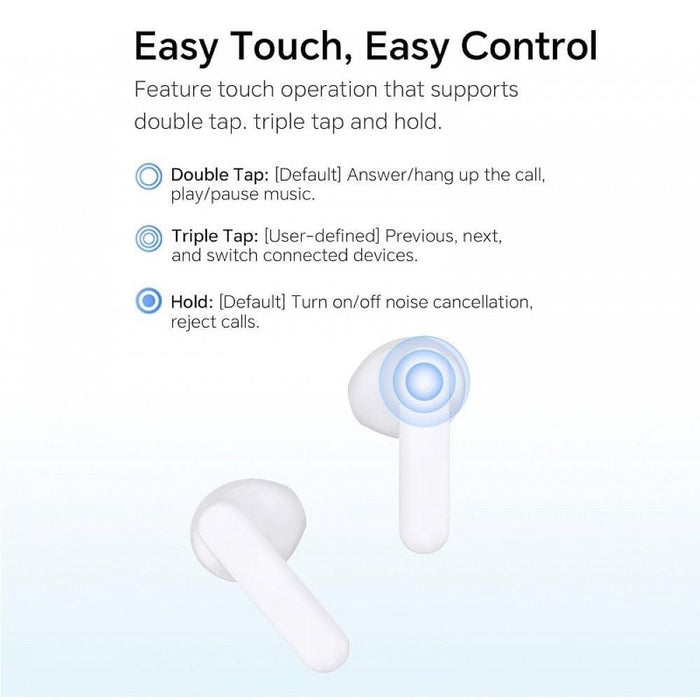 Слушалки с микрофон Honor CHOICE EARBUDS X7e ACTIVE WHITE , IN-EAR (ТАПИ) , Bluetooth