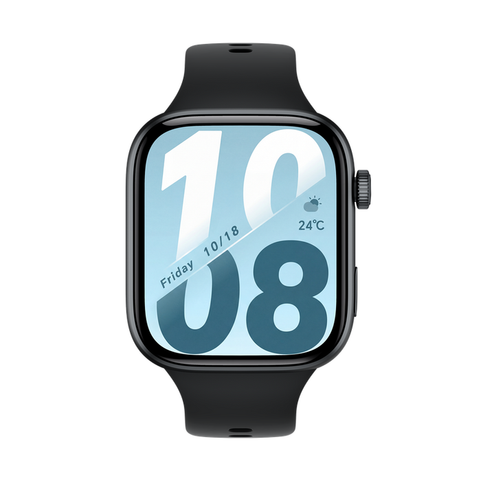 Часовник HONOR Watch X5i Standard BT 8MB+128MB Black Black Silicone Strap