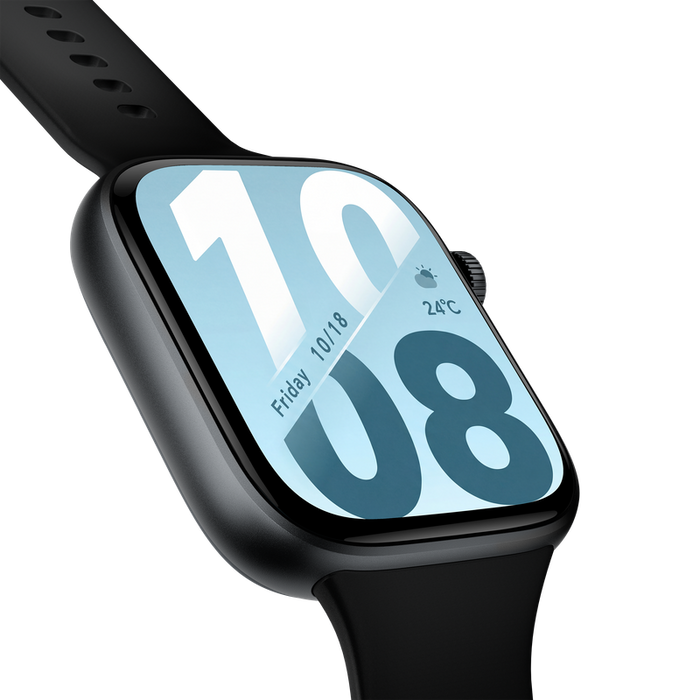 Часовник HONOR Watch X5i Standard BT 8MB+128MB Black Black Silicone Strap