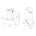 Hood AKPO WK-4 Clarus Eco 60 black