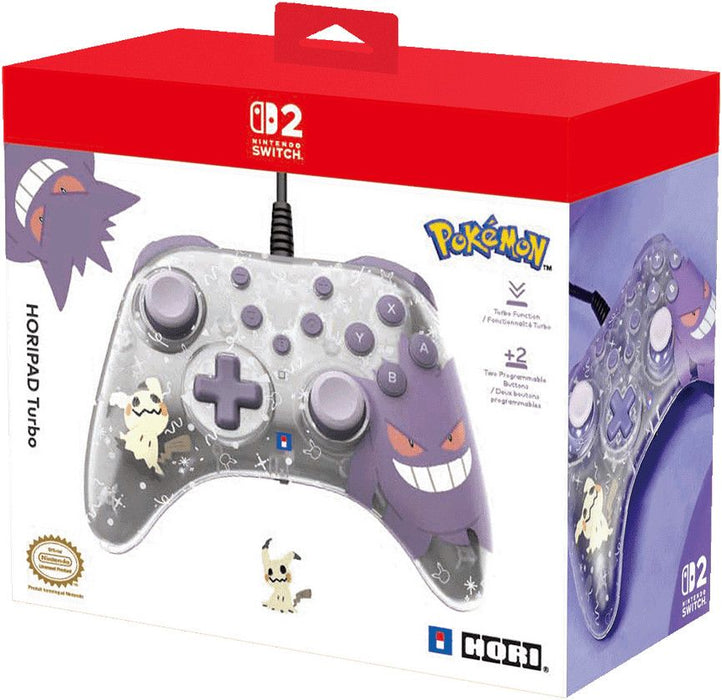 Контролер HORI - Horipad Turbo, Gengar & Mimikyu (Nintendo Switch 2)