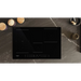 Hotpoint Ariston HS 1377C CPNE Черен Зонален индукционен
