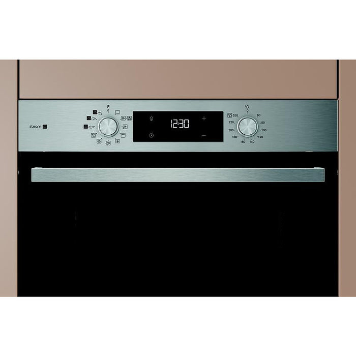 Фурна за вграждане Hotpoint-Ariston HAO 3K58HSU1 X. , Push бутони , 71 , А+ , Hydrolitic