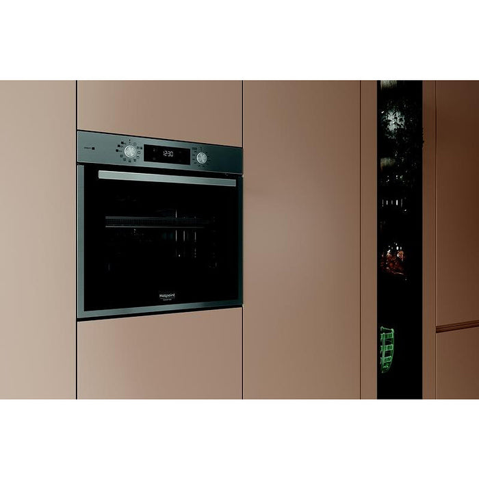 Фурна за вграждане Hotpoint-Ariston HAO 478PSU1F X (ST) , Push бутони , 71 , А++ , Пиролиза