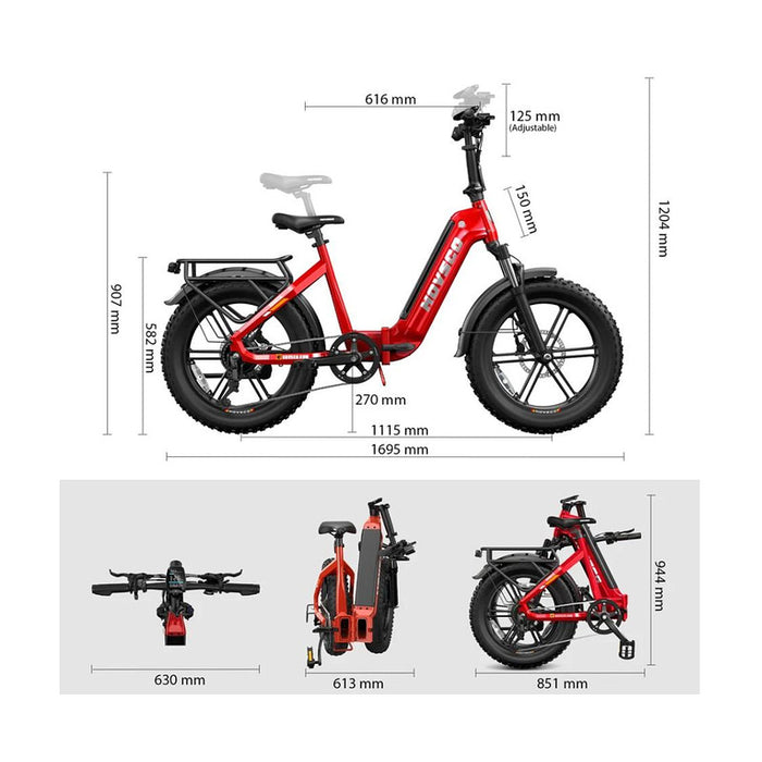 Електрически велосипед Hovsco HovBeta RED Color