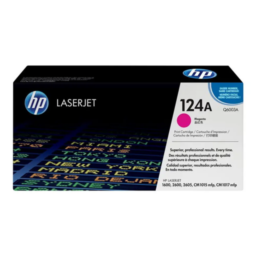 HP 124A оригинална цветна тонер касета Q6003A магента