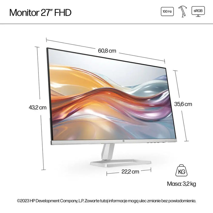 HP 27-инчов FHD монитор Series 5 - 527sf