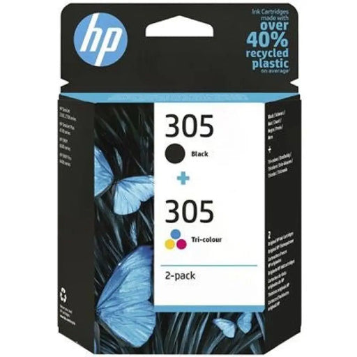 HP 305 2 пакета трицветна/черна оригинална касета с мастило