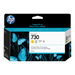 HP 730 130 мл касета с жълто мастило T1600 / T2600 / T1700