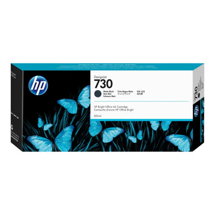 HP 730 300 ml Matte Black Ink Crtg T1600 / T2600 / T1700