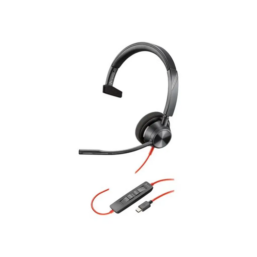 HP Poly Blackwire 3310 моно USB-C слушалка + USB-C/A адаптер