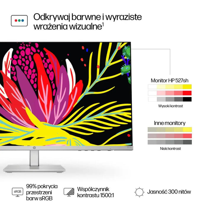 HP Series 5 27-инчов FHD монитор с регулируема височина