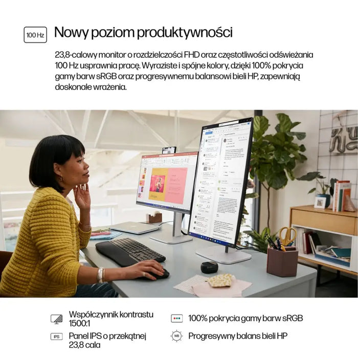 HP Series 5 Pro 23,8-инчов FHD монитор - 524pf