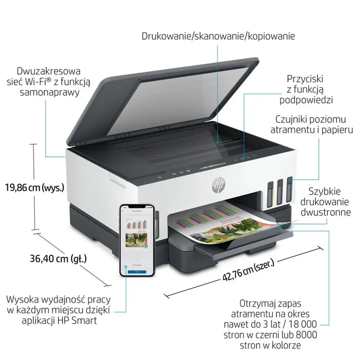 HP Smart Tank 720 All-in-One Thermal inkjet A4 4800 x 1200