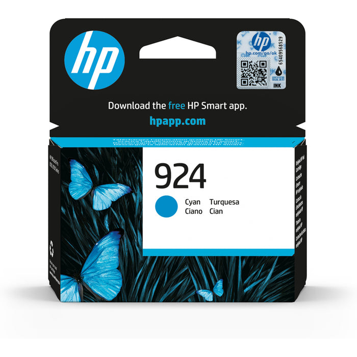 ГЛАВА HP 924 CYAN 4K0U3NE СЪВМЕСТИМ С INSTANT INK