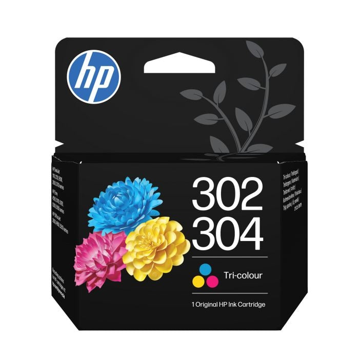 Оригинална трицветна мастилена касета HP 302/304