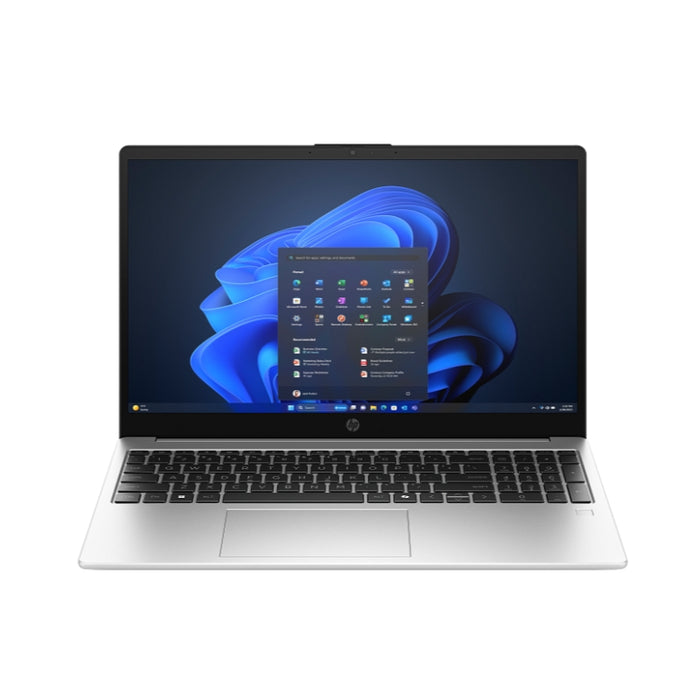 HP 250R G10 Turbo сребрист, Core 3-100U (до 4.7Ghz/10MB/6C), 15.6" FHD AG 300nits, 8GB 3200Mhz 1DIMM, 512GB PCI SSD, Wi-Fi 6 + BT 5.4, подсветка на клавиатурата, 3C батерия, безплатен DOS