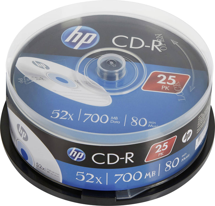 CD-R HP 700Mb. 25 броя в шпиндел