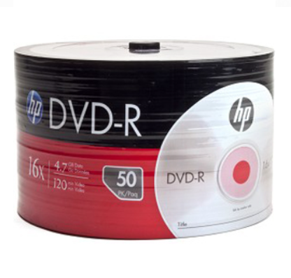 HP DVD-R (Hewlett Pacard) 4.7Gb. - 50 бр. в целофан