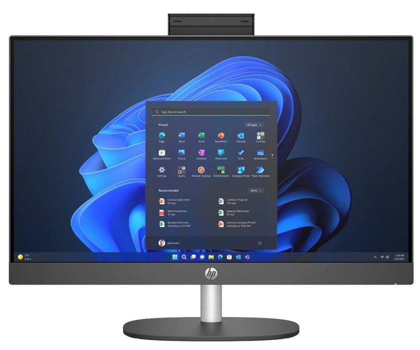 Настолен компютър HP Pro 240 G10 All-in-One Intel® Core™ i5 16 GB DDR4-SDRAM 512 GB SSD Windows 11 Pro Черен