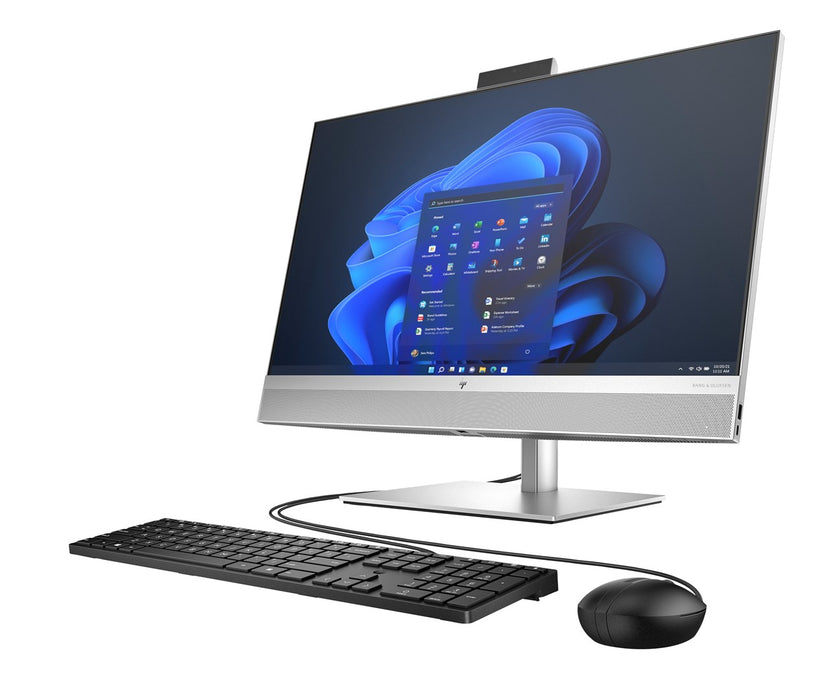 HP EliteOne 870 G9 All-in-One PC Intel® Core™ i5 68,6 см (27") 1920 x 1080 пиксела 16 GB DDR5-SDRAM 512 GB SSD Windows 11 Pro Wi-Fi 6E (802.11ax) Сребърен