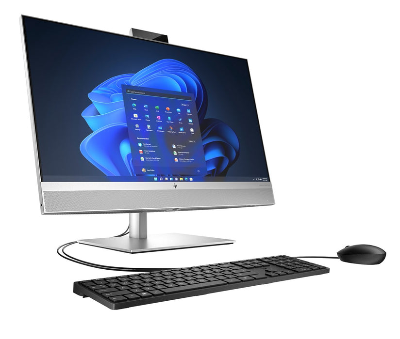 HP EliteOne 870 G9 All-in-One PC Intel® Core™ i5 68,6 см (27") 1920 x 1080 пиксела 16 GB DDR5-SDRAM 512 GB SSD Windows 11 Pro Wi-Fi 6E (802.11ax) Сребърен