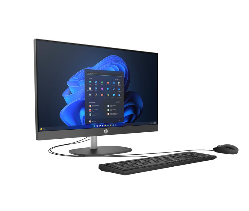Настолен компютър HP ProOne 245 G10, AMD Ryzen™ 7 7730U, 60,5 см (23,8"), 1920 x 1080 пиксела, 16 GB DDR4-SDRAM, 512 GB SSD, Windows 11 Pro, Wi-Fi 6 (802.11ax), Сив