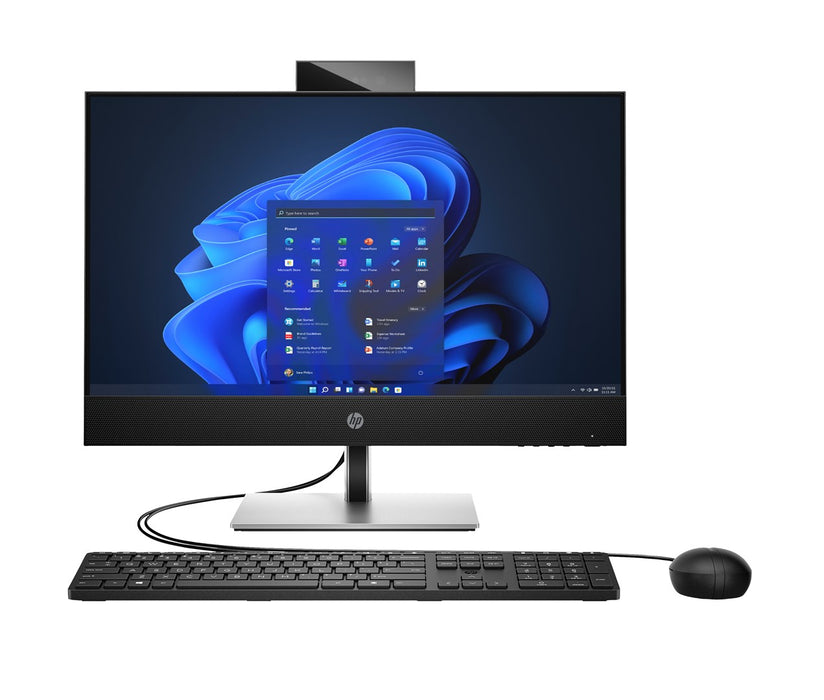 HP ProOne 440 G9 AiO i5-14400T 23.8"FHD IPS 250nits AG 16GB DDR5 4800 SSD512 UHD 730 Kb + мишка Cam 5Mpx W11Pro Черен 3Y OnSite
