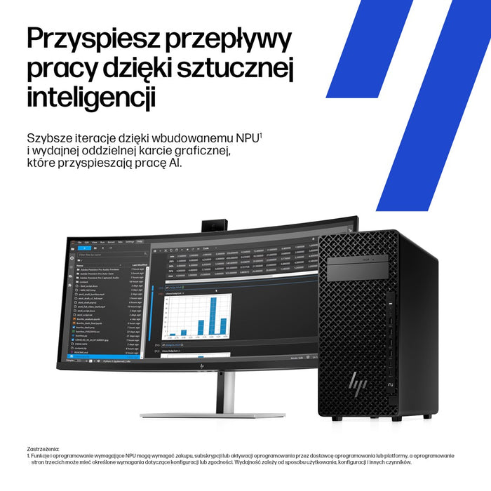 HP Z2 Tower G1i Intel Core Ultra 7 265 32 GB DDR5-SDRAM 1 TB SSD Ubuntu Linux AI работна станция, AI компютър Черен