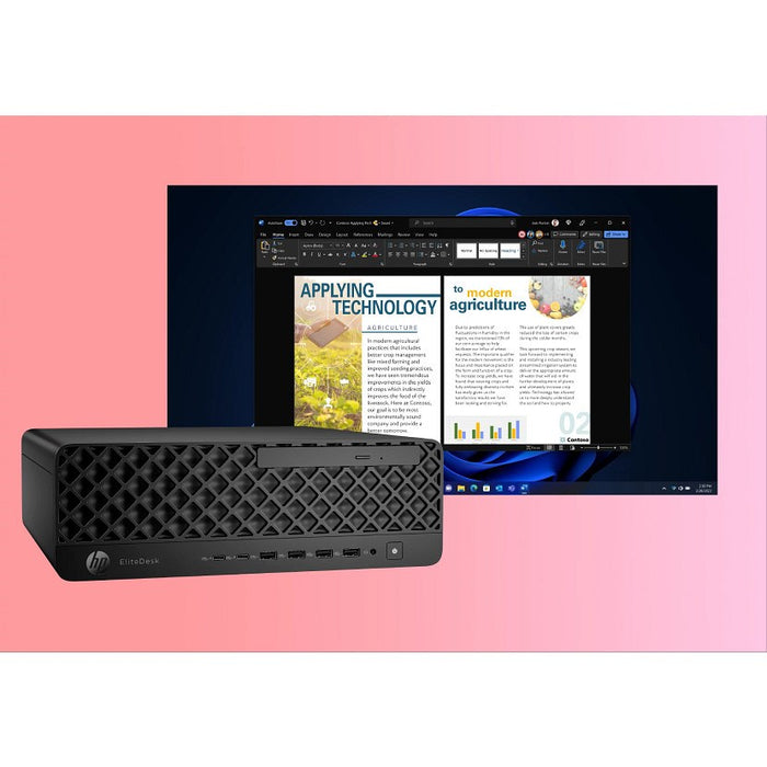 HP EliteDesk 8 SFF G1i Ultra 7 265 16GB DDR5 5600 SSD1TB Arc W11Pro 3 години на място
