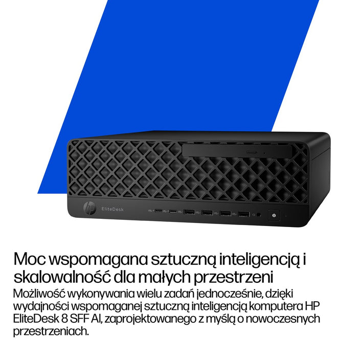 HP EliteDesk 8 SFF G1i Ultra 7 265 16GB DDR5 5600 SSD1TB Arc W11Pro 3 години на място