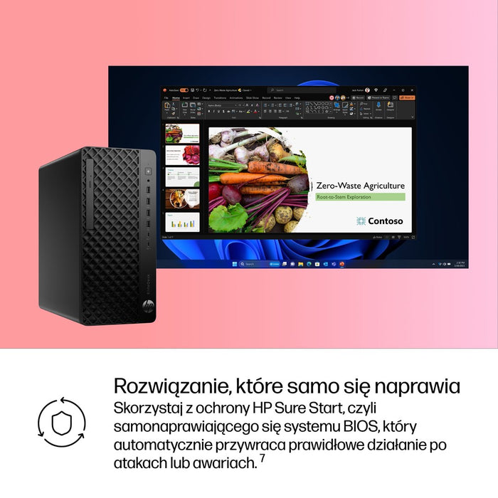 HP EliteDesk 8 Tower G1i Ultra 7 265 16GB DDR5 56000 SSD1TB Arc W11Pro 3 години на място