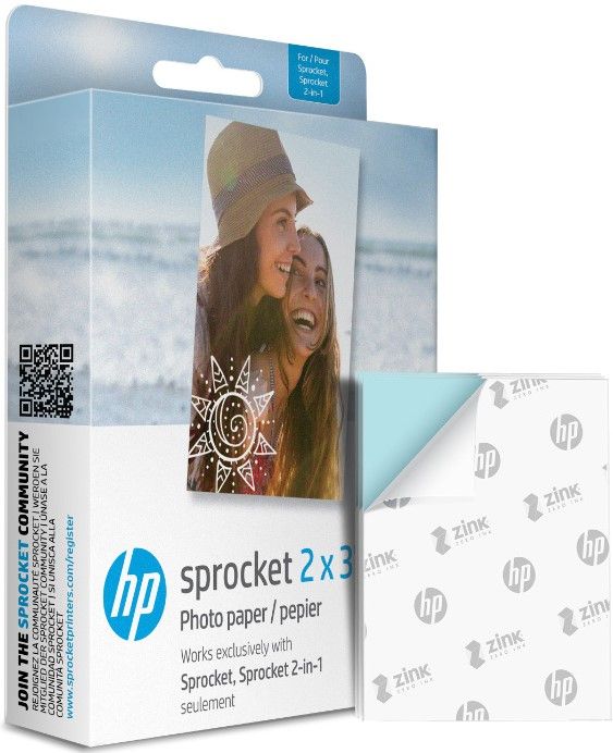 Хартия HP - Zink 2x3", 100 броя