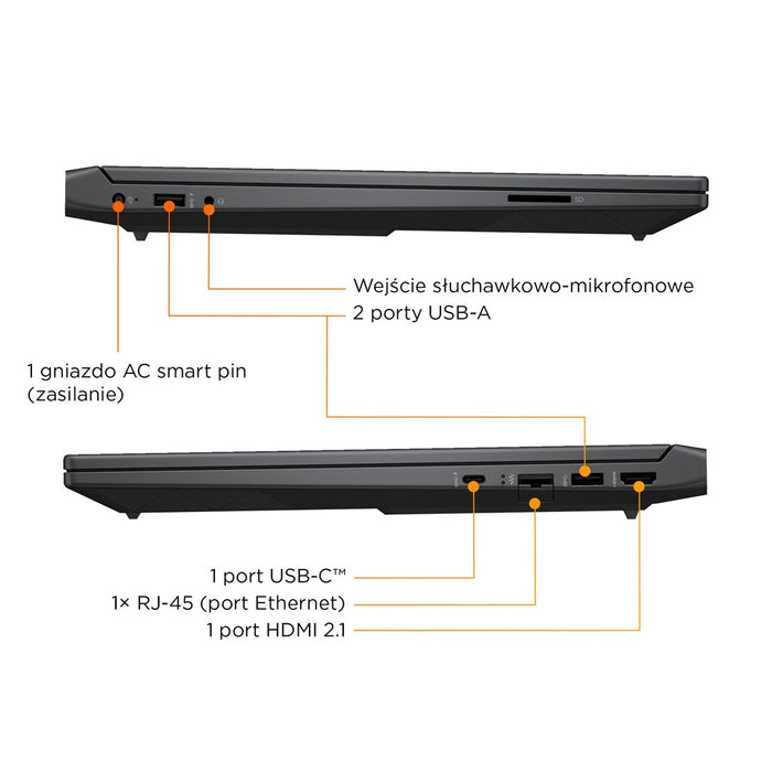 HP Victus 15-fb3231nw Ryzen 7 7445HS 15,6"FHD IPS 144Hz 300nits AG 16GB DDR5 5600 SSD512 RTX4050_6GB Cam 720p 70Wh Win11 Сив 2Y
