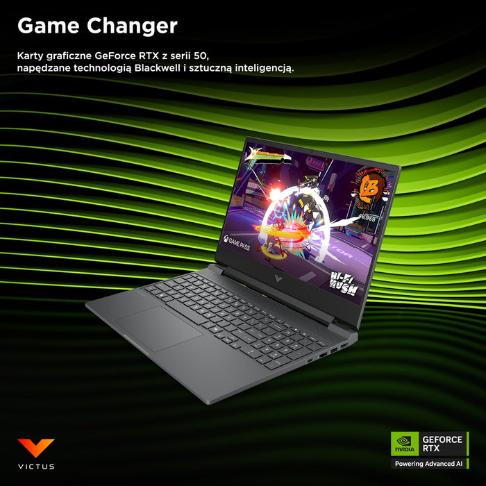 HP Victus 15-fb3231nw Ryzen 7 7445HS 15,6"FHD IPS 144Hz 300nits AG 16GB DDR5 5600 SSD512 RTX4050_6GB Cam 720p 70Wh Win11 Сив 2Y