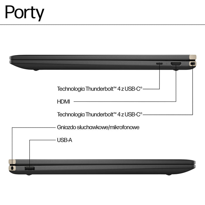 HP Spectre x360 16-aa0233nw Ultra 7 155H 16" 2.8K сензорен OLED 120Hz AG 16GB DDR5 6400 SSD1TB RTX 4050_6GB камера 9MP 83Wh W11Pro 2Y