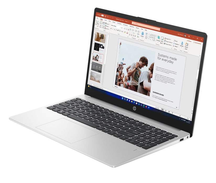 Лаптоп HP 250 G10 Intel® Core™ i5 i5-1334U 39,6 см (15,6") Full HD 16 GB DDR4-SDRAM 512 GB SSD Wi-Fi 6 (802.11ax) Windows 11 Pro Сребрист