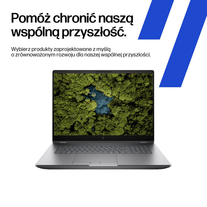 Мобилна работна станция HP ZBook Fury G1i с Intel Core Ultra 7 265HX, 45,7 см (18"), WQXGA, 32 GB DDR5-SDRAM, 1 TB SSD, NVIDIA RTX PRO 3000, Blackwell, Wi-Fi 7 (802.11be), Windows 11 Pro, AI работна станция, AI компютър, сребрист цвят