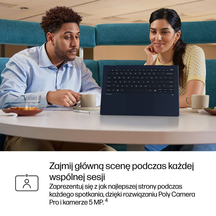 HP EliteBook X G1i Flip Ultra 7 258V 14" 2.5K сензорен екран 800 нита 120Hz AG 32GB LPDDR5x-8533 SSD512 Intel Arc Cam IR 5 Mpx AI 68Wh W11Pro син алуминий 3-годишен на място