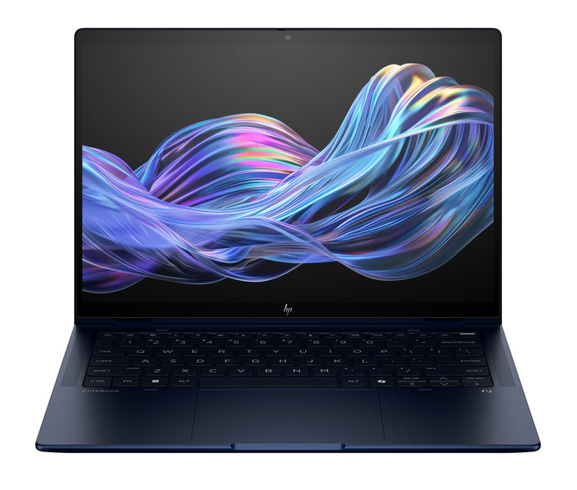 HP EliteBook X G1i Flip Ultra 7 258V 14" 2.5K сензорен екран 800 нита 120Hz AG 32GB LPDDR5x-8533 SSD512 Intel Arc Cam IR 5 Mpx AI 68Wh W11Pro син алуминий 3-годишен на място