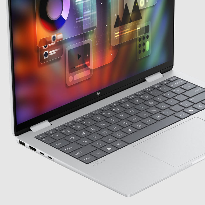 HP Envy x360 14-fa0016nw Ryzen 7 8840HS 14"WUXGA Touch 300nits 16GB LPDDR5-6400 SSD512 Radeon 780M Cam 5 Mpx IR 59Wh Win11 Meteor Silver Aluminum 2Y