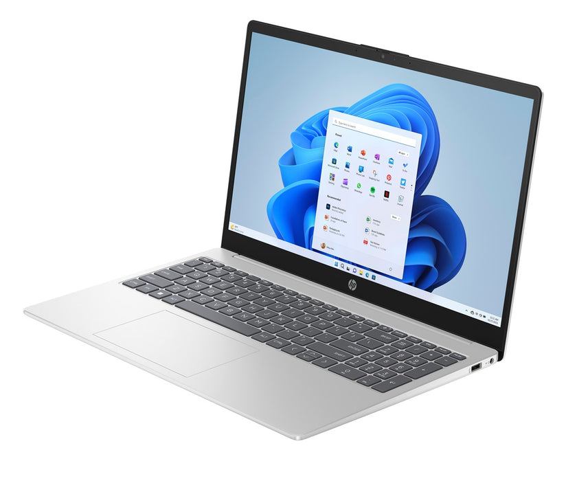 HP 15-fc0217nw Ryzen 7 5825U 15.6"FHD 300nits AG 16GB DDR4 SSD512 RX Vega 8 Cam720p 41Wh Win11 Natural Silver 2Y
